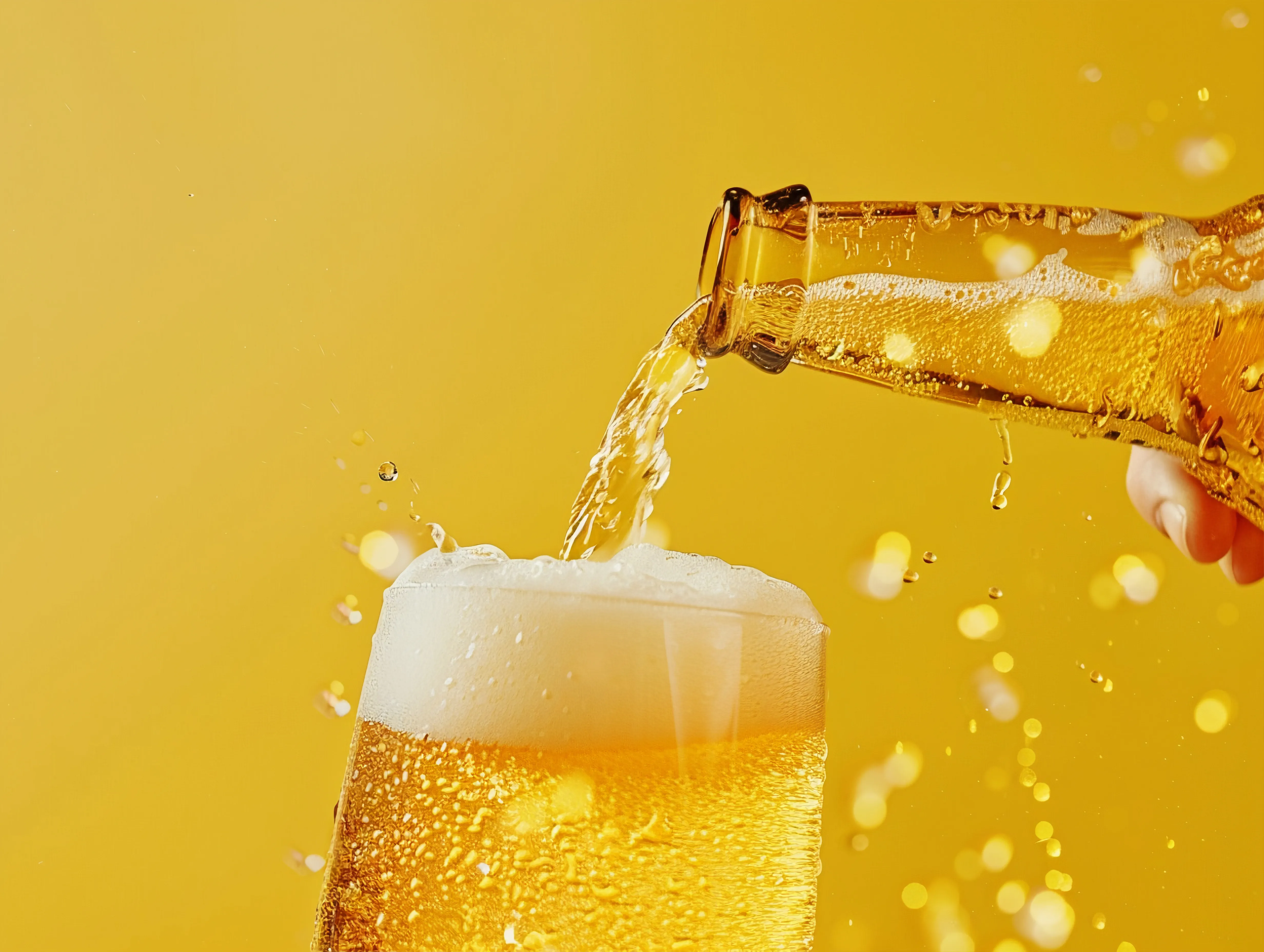 雨の日の無料ビール